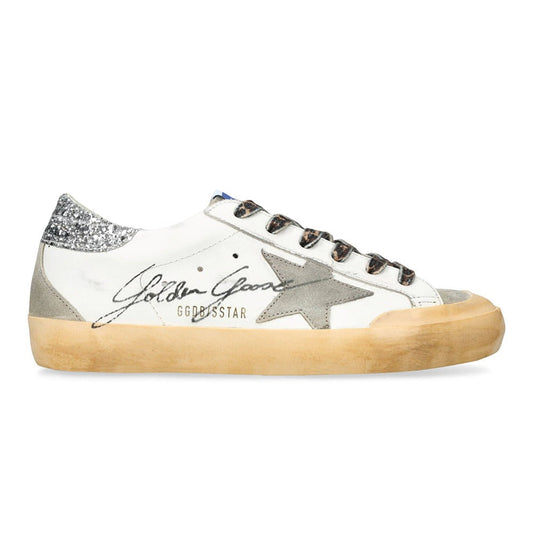 Golden Goose Wmns Superstar Penstar Classic 'White Silver Glitter' - DUBAI ALL STAR