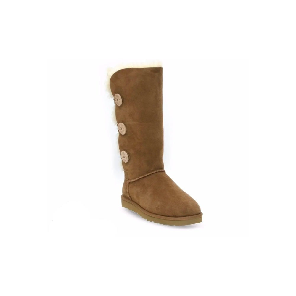 UGG Bailey Button Triplet II Chestnut Boots - DUBAI ALL STAR