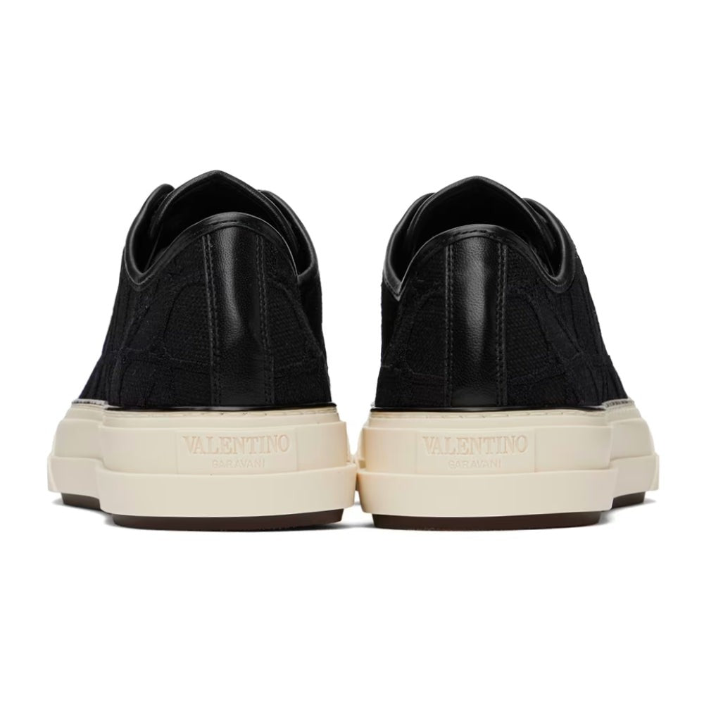 Valentino Garavani Black Totaloop Sneakers - DUBAI ALL STAR