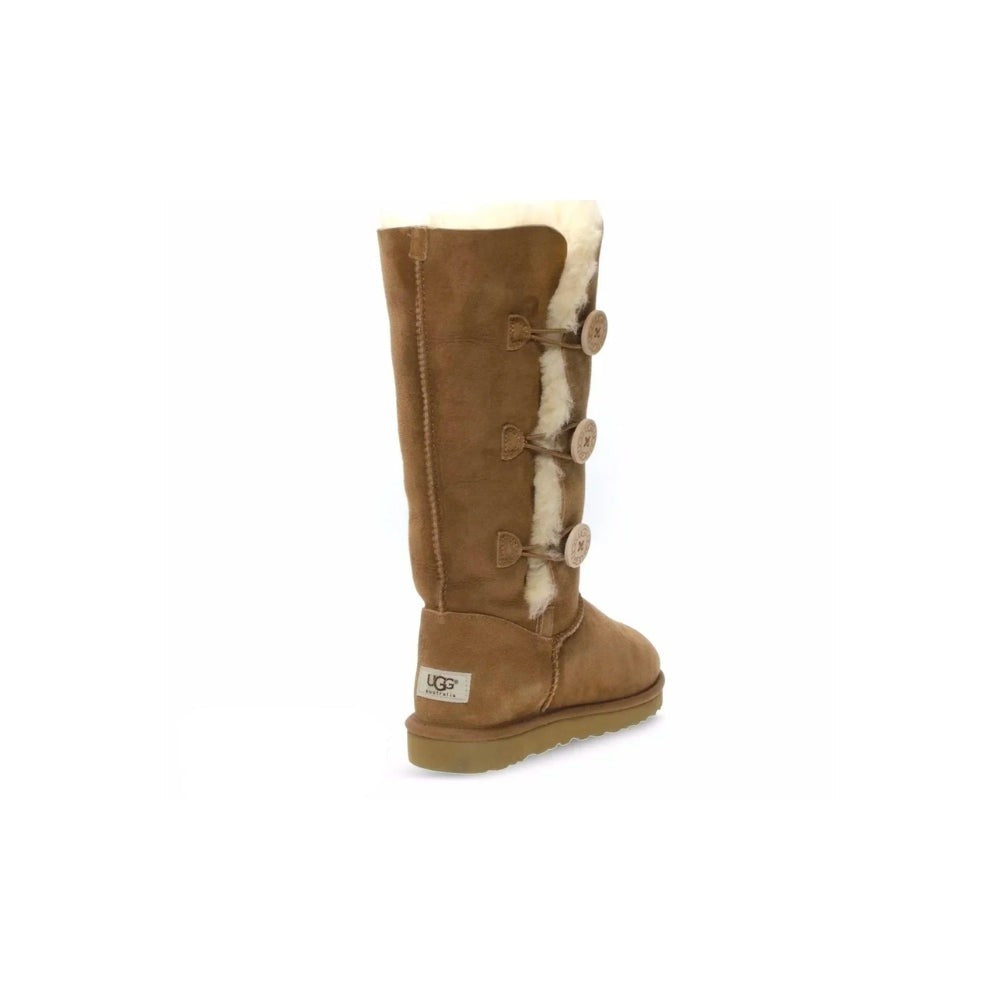 UGG Bailey Button Triplet II Chestnut Boots - DUBAI ALL STAR