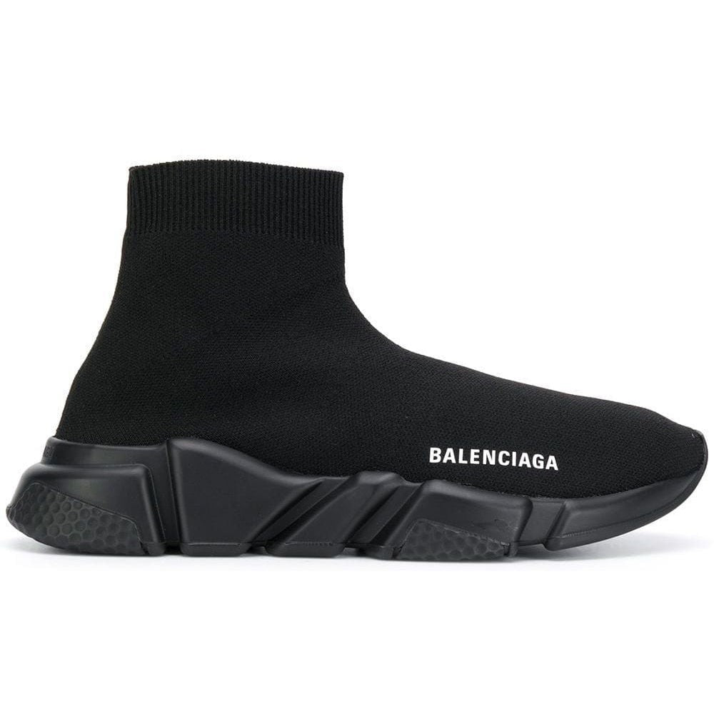 Balenciaga Speed 2.0 LT Black Knit Upper with Rubber Sole - DUBAI ALL STAR