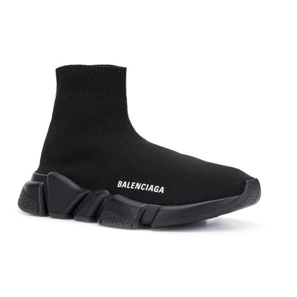 Balenciaga Speed 2.0 LT Black Knit Upper with Rubber Sole - DUBAI ALL STAR