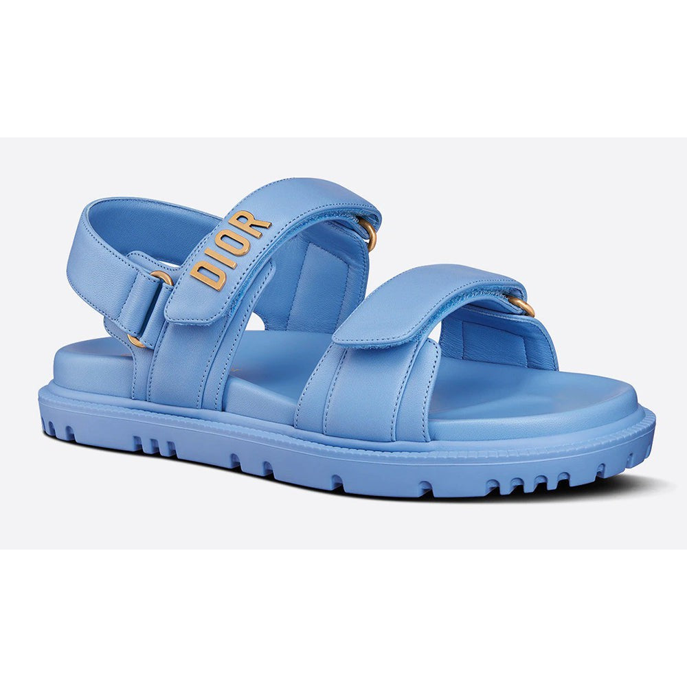 DIOR Sandal "Cornflower Blue Lambskin" - DUBAI ALL STAR