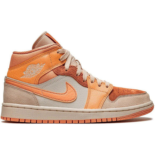 Air Jordan 1 Mid sneakers "Orange - leather/rubber" - DUBAI ALL STAR