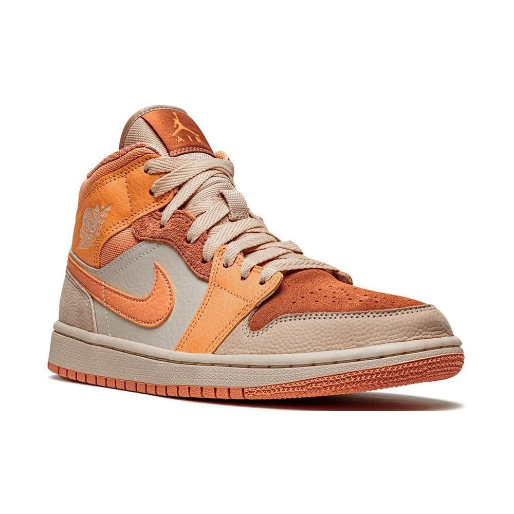 Air Jordan 1 Mid sneakers "Orange - leather/rubber" - DUBAI ALL STAR