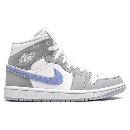 Air Jordan 1 Mid Basketball "Wolf Grey" - DUBAI ALL STAR