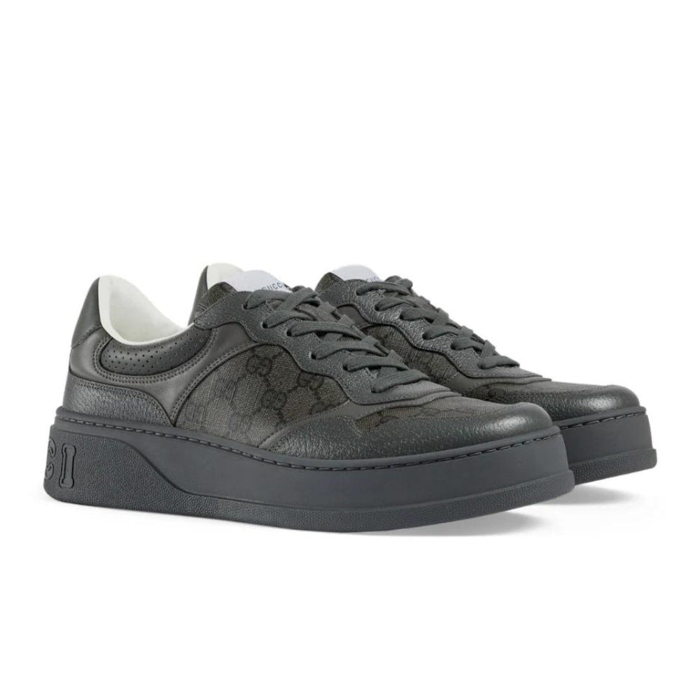 Gucci Lace Up Sneaker 'GG Monogram - Grey' - DUBAI ALL STAR