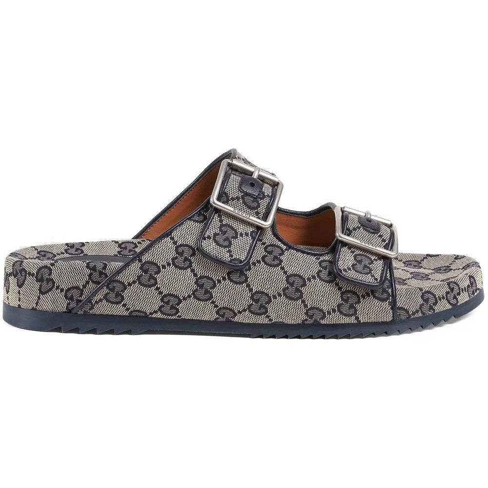 Gucci GG Supreme double-strap sandals - DUBAI ALL STAR