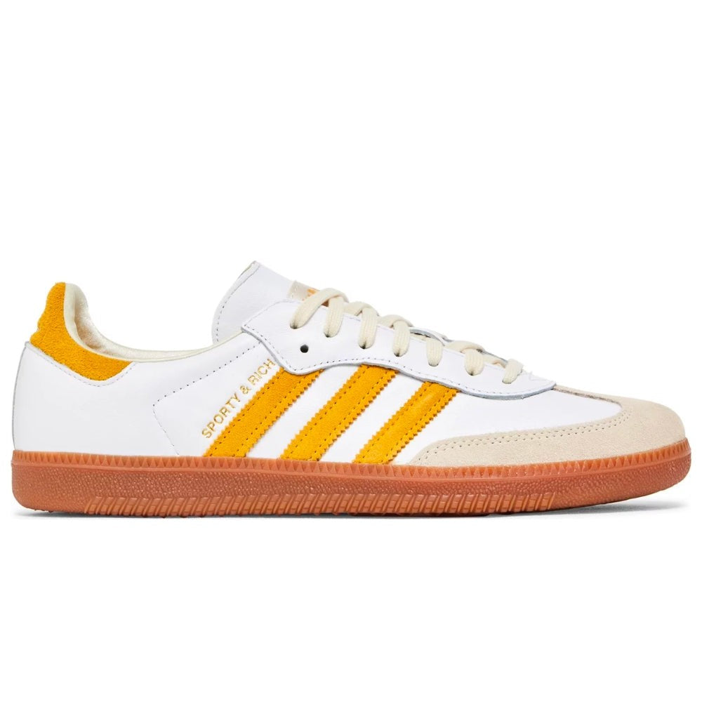 Sporty & Rich x Adidas Samba OG 'White Bold Gold' - DUBAI ALL STAR