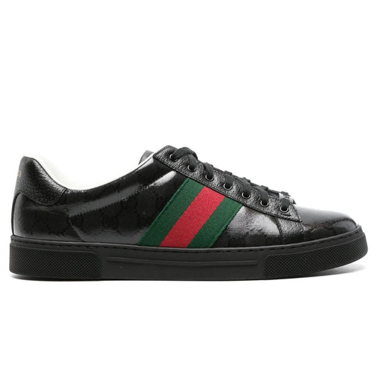 Gucci  Ace GG Crystal canvas sneakers 'Black' - DUBAI ALL STAR