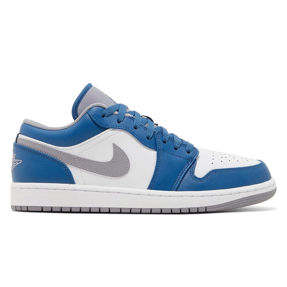 Air Jordan 1 Low 'True Blue Cement' - DUBAI ALL STAR