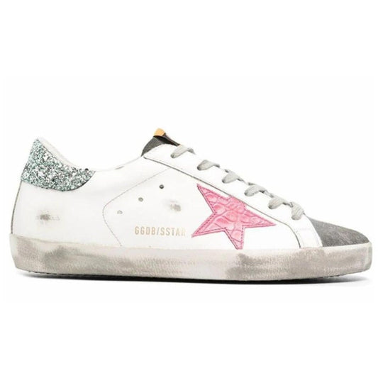 Golden Goose Wmns Superstar 'White Light Gray Pink' - DUBAI ALL STAR