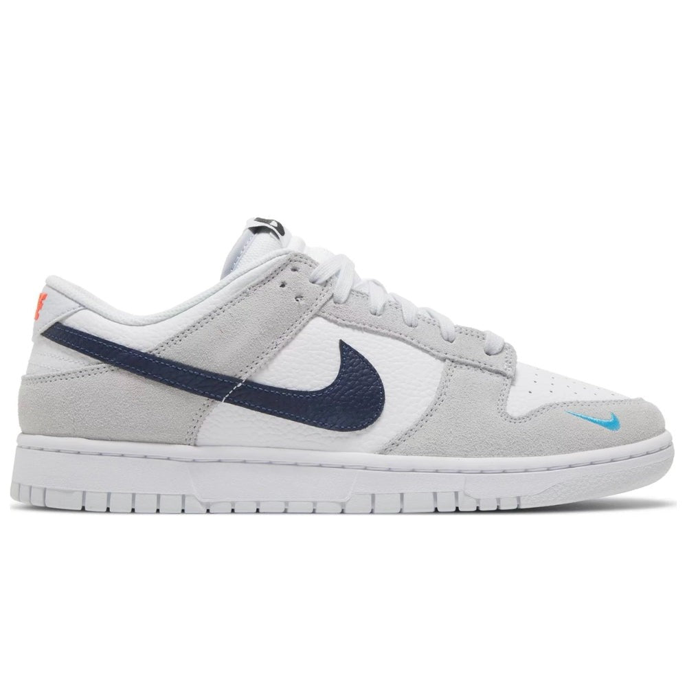 Nike Dunk Low 'Mini Swoosh - Football Grey Midnight Navy' - DUBAI ALL STAR