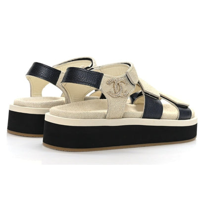 CHANEL Suede Calfskin Velcro "Ivory" - DUBAI ALL STAR