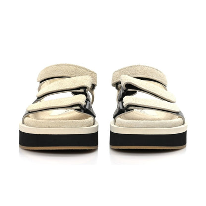 CHANEL Suede Calfskin Velcro "Ivory" - DUBAI ALL STAR