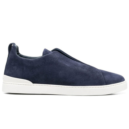 Zegna slip-on suede sneakers "Blue" - DUBAI ALL STAR