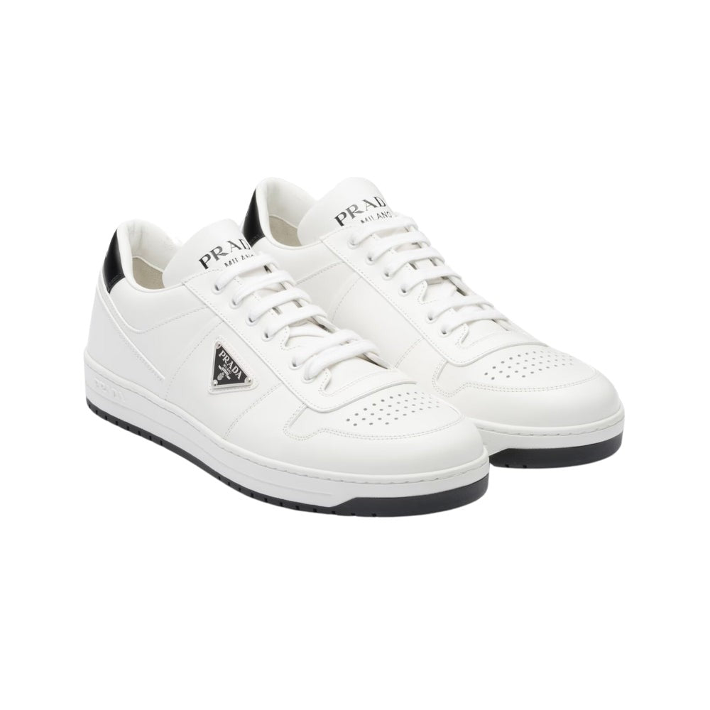 Prada Downtown Leather 'White Black' - DUBAI ALL STAR