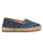 GUCCI Denim GG Monogram Espadrilles 40 Blue Tea Cuir