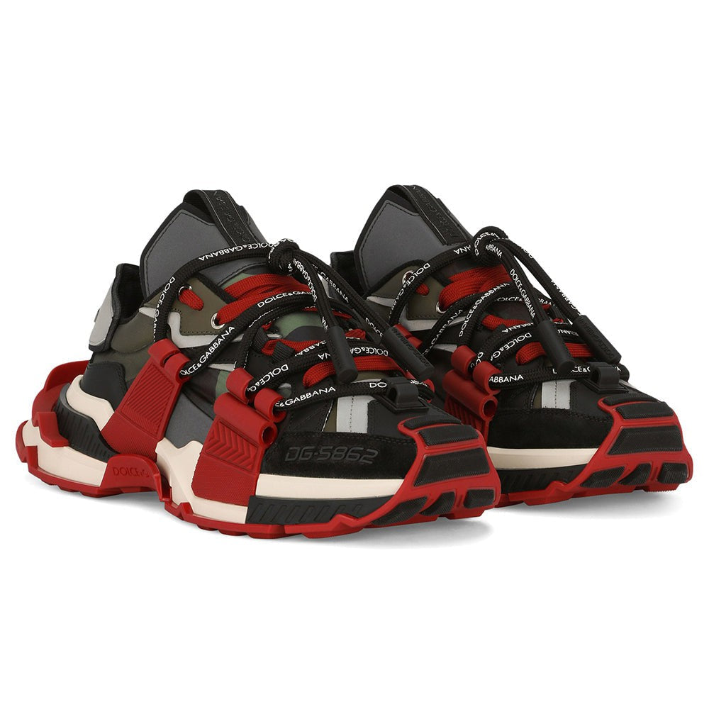 Dolce & Gabbana Space panelled low-top sneakers - DUBAI ALL STAR