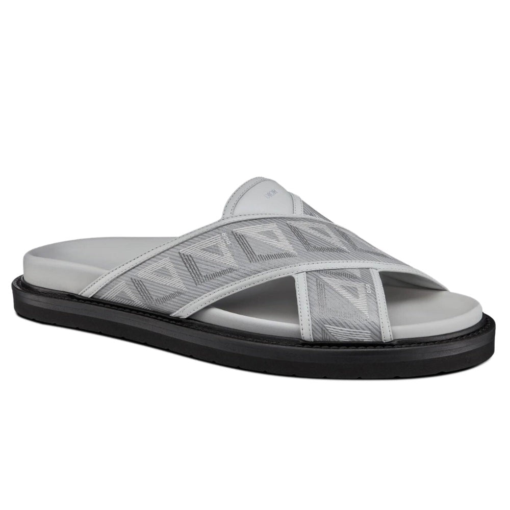 Dior Aqua Sandal 'CD Diamond - Grey' - DUBAI ALL STAR