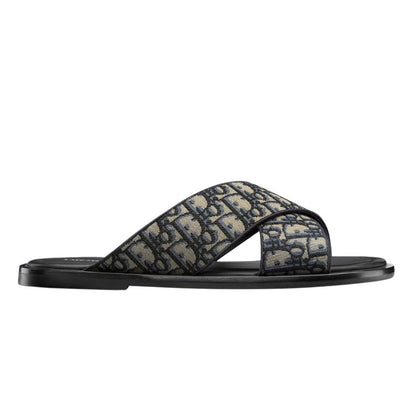 Dior Alias Sandal 'Dior Oblique - Beige Black' - DUBAI ALL STAR