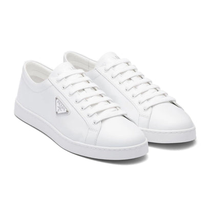 Prada Brushed Leather Sneaker 'White' - DUBAI ALL STAR