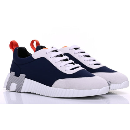 Hermès Suede and Nylon Boucning "Navy Blue/Grey" - DUBAI ALL STAR