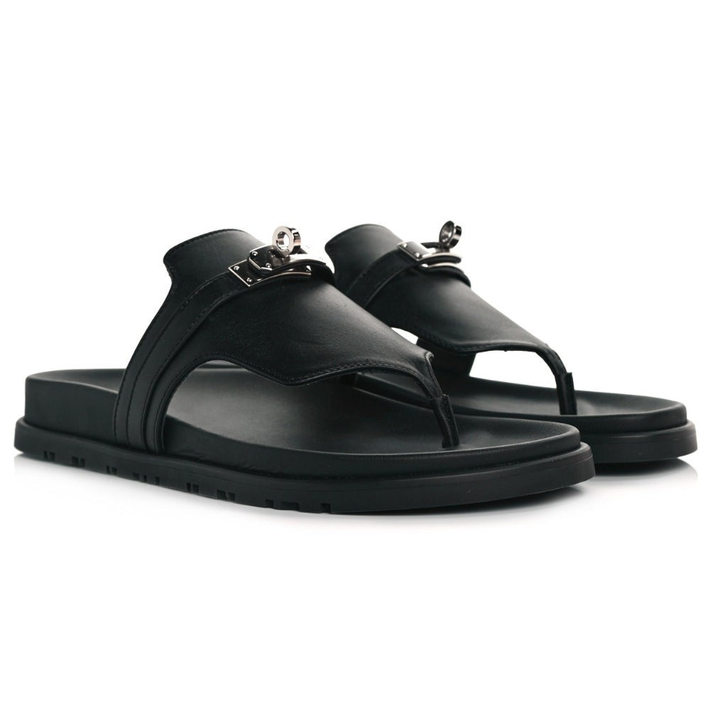 HERMES Empire sandal "Black" - DUBAI ALL STAR