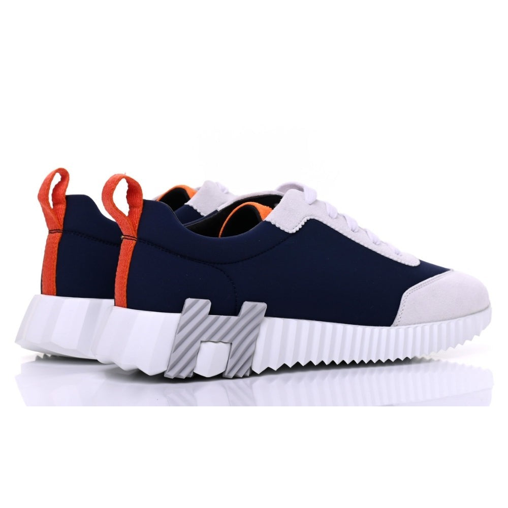 Hermès Suede and Nylon Boucning "Navy Blue/Grey" - DUBAI ALL STAR