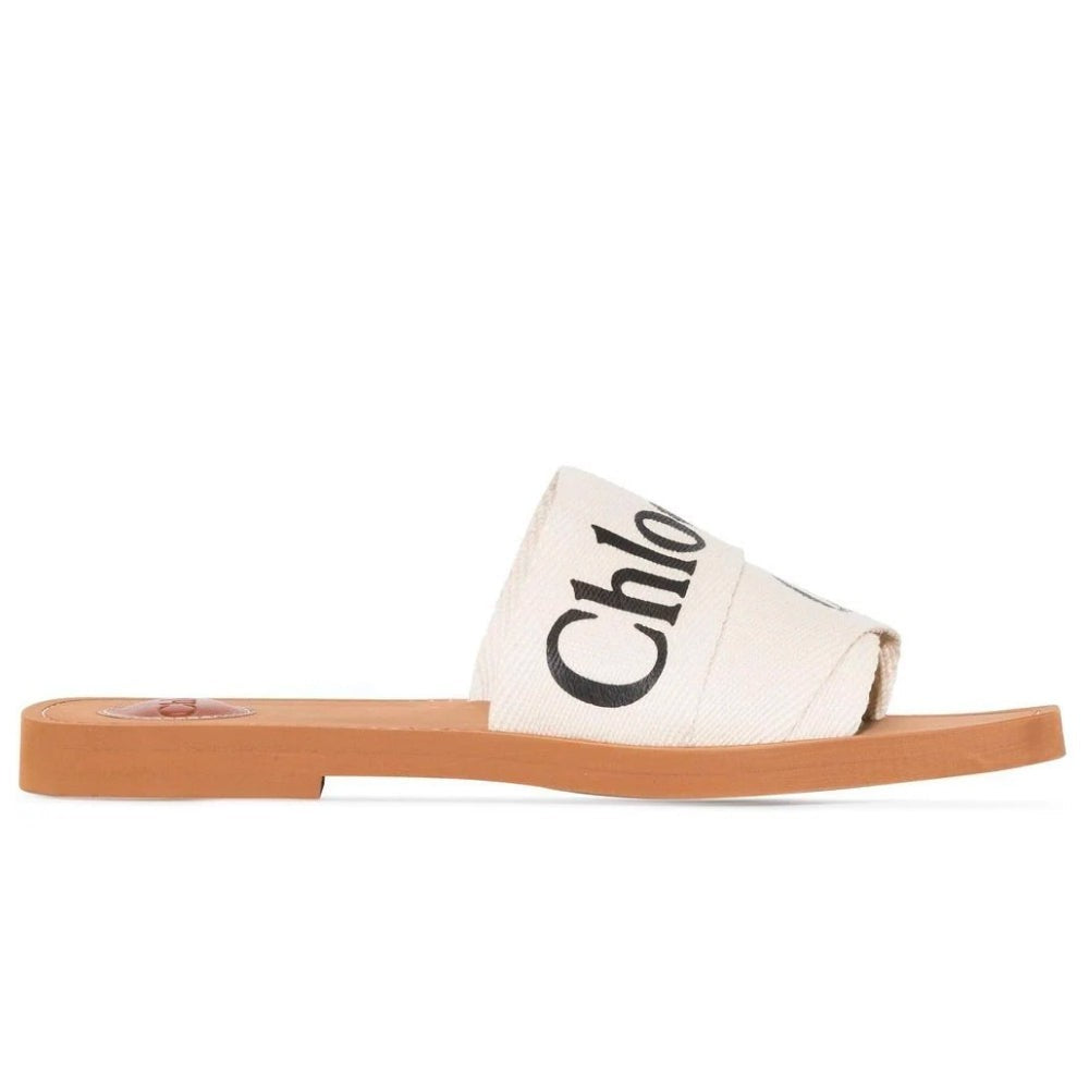 CHLOÉ Woody Slides Beige - DUBAI ALL STAR