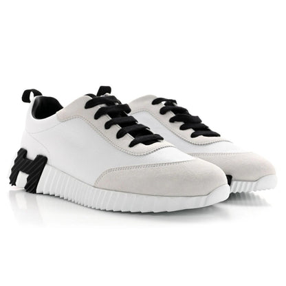 Hermès Pre-Owned Bouncing sneakers "White Beige black" - DUBAI ALL STAR