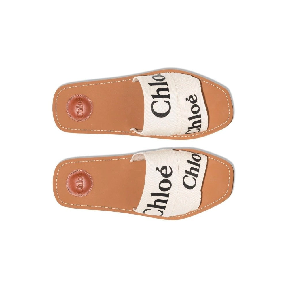 CHLOÉ Woody Slides Beige - DUBAI ALL STAR