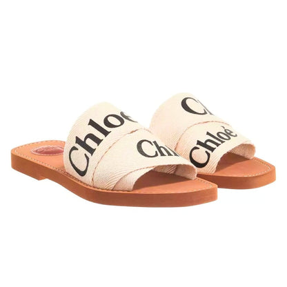 CHLOÉ Woody Slides Beige - DUBAI ALL STAR