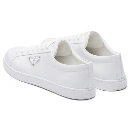 Prada Brushed Leather Sneaker 'White' - DUBAI ALL STAR