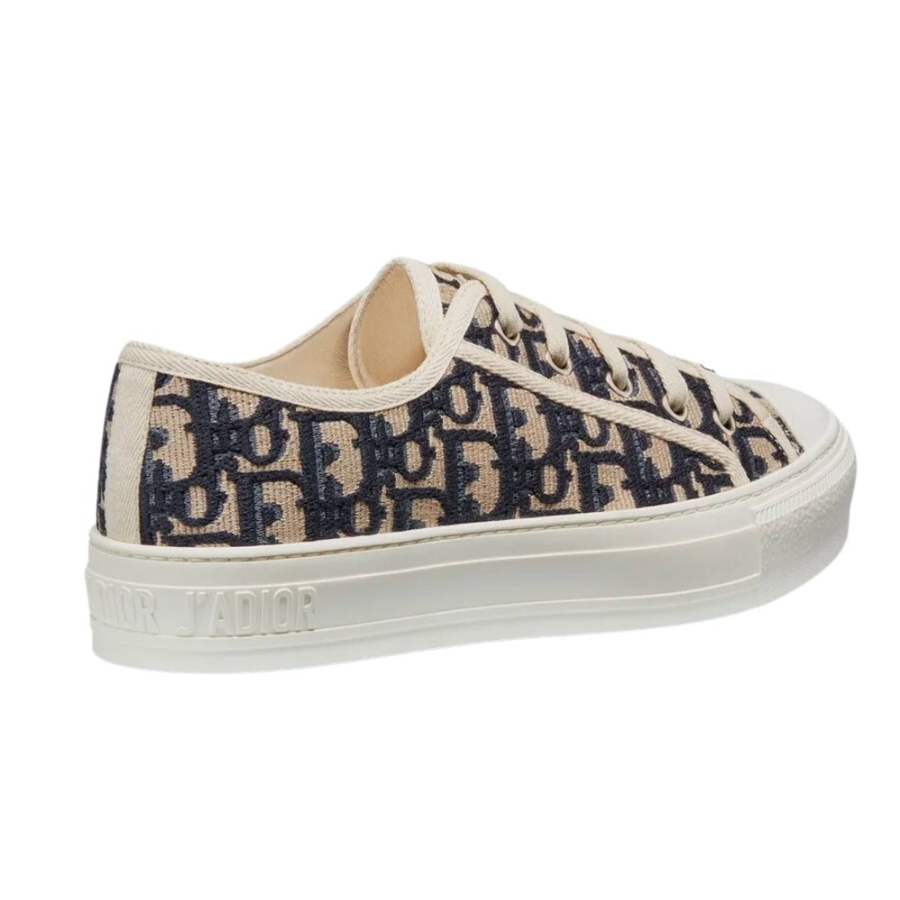 WALK'N'DIOR SNEAKER Blue Dior Oblique Embroidered Canvas - DUBAI ALL STAR