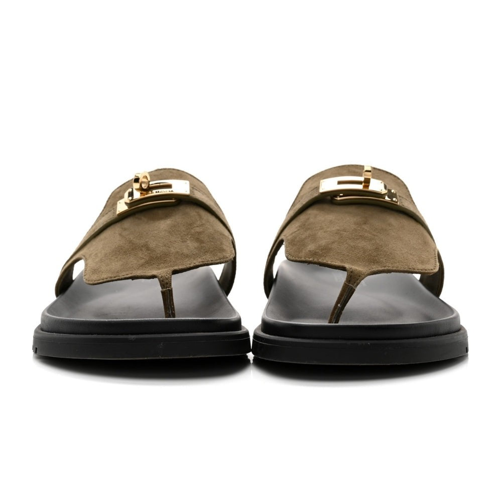 HERMES Empire sandal "Green" - DUBAI ALL STAR