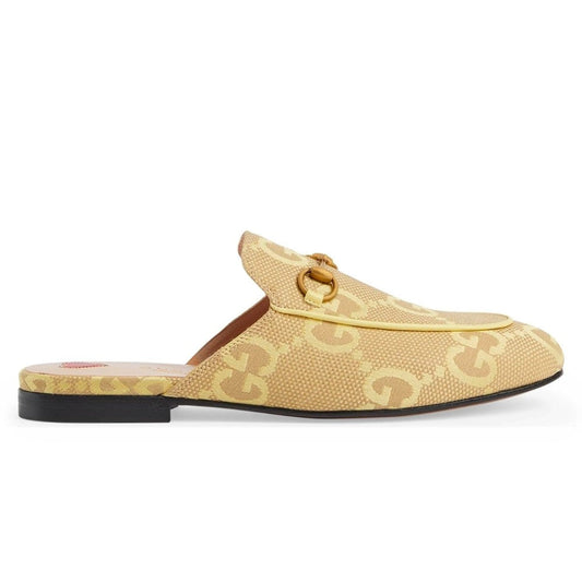 Gucci Jumbo GG Princetown Slipper 'Yellow' - DUBAI ALL STAR