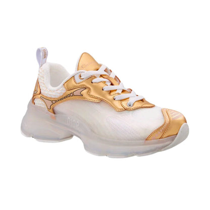 Dior Vibe Sneaker "White Mesh and Gold-Tone" - DUBAI ALL STAR