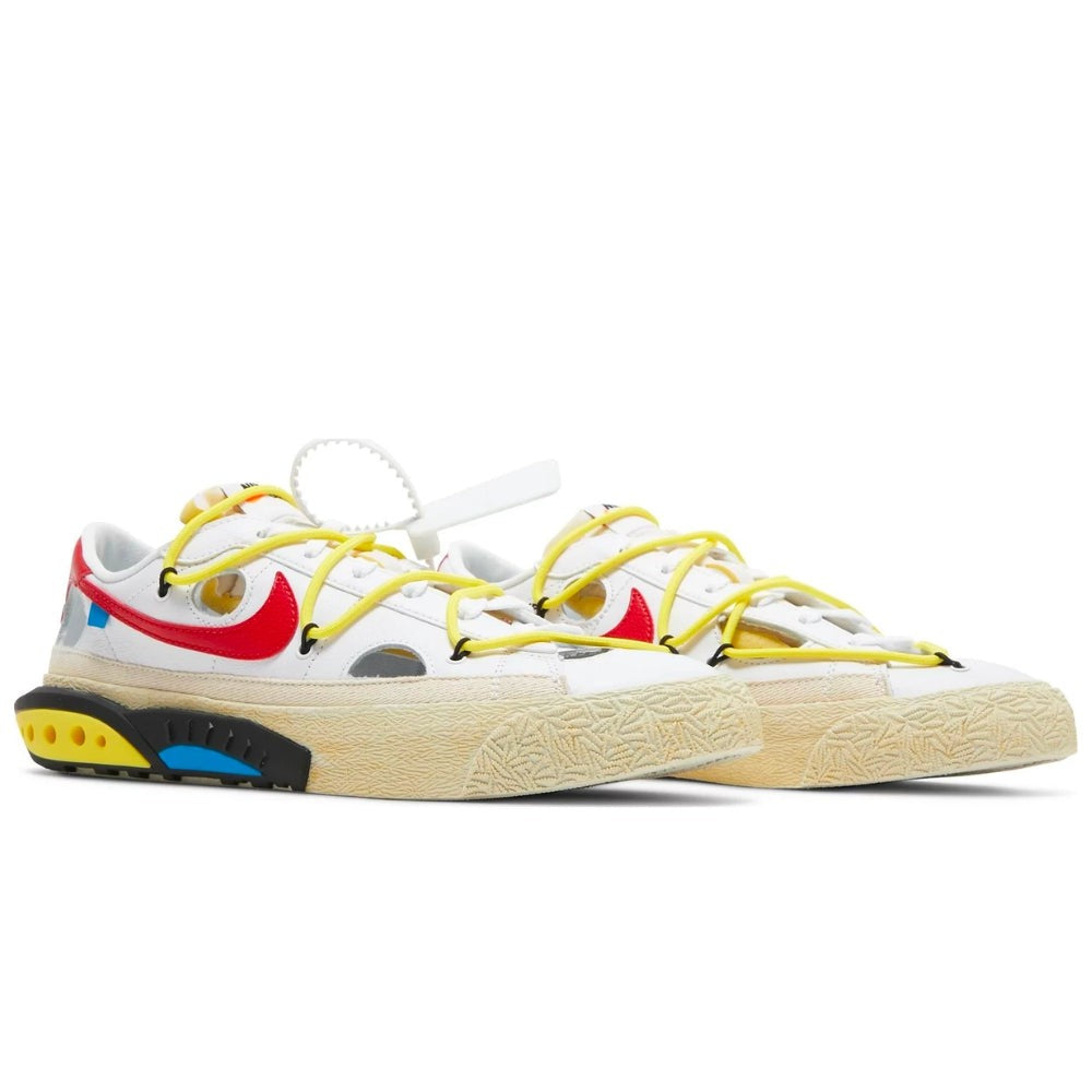 Off-White x Nike Blazer Low 'White University Red' - DUBAI ALL STAR