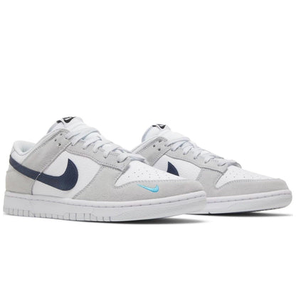 Nike Dunk Low 'Mini Swoosh - Football Grey Midnight Navy' - DUBAI ALL STAR