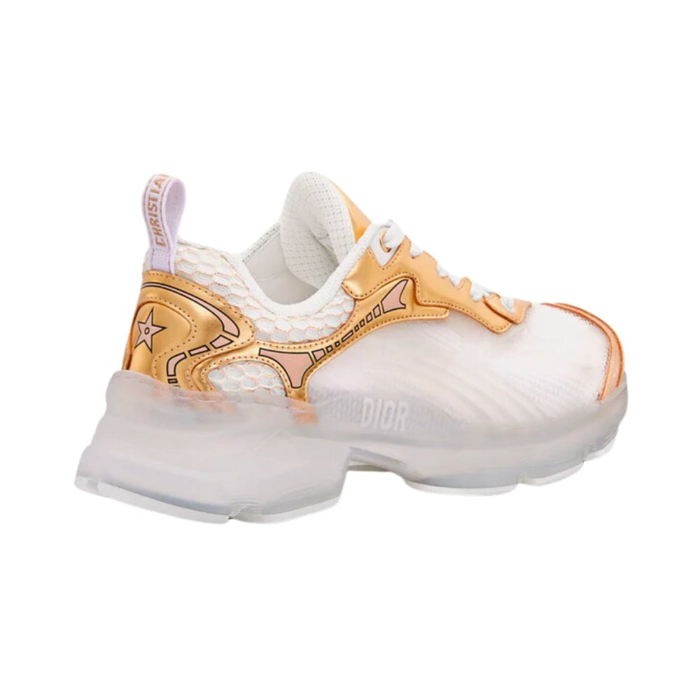 Dior Vibe Sneaker "White Mesh and Gold-Tone" - DUBAI ALL STAR