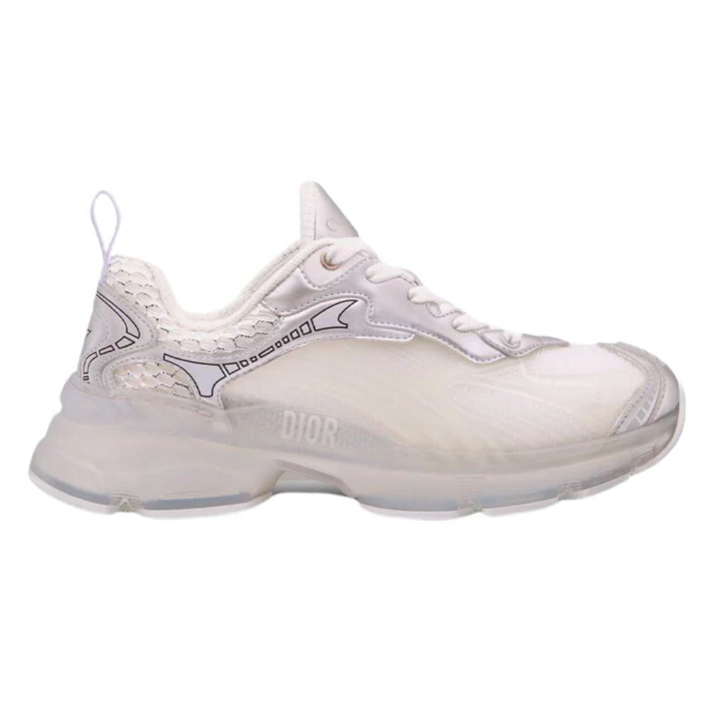 Dior Vibe Sneaker "White Mesh and Silver-Tone" - DUBAI ALL STAR