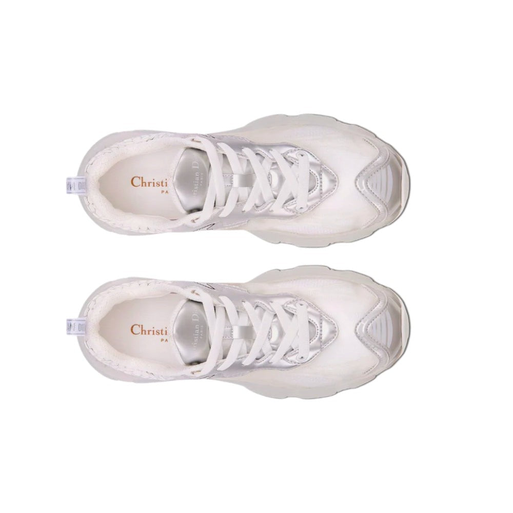 Dior Vibe Sneaker "White Mesh and Silver-Tone" - DUBAI ALL STAR