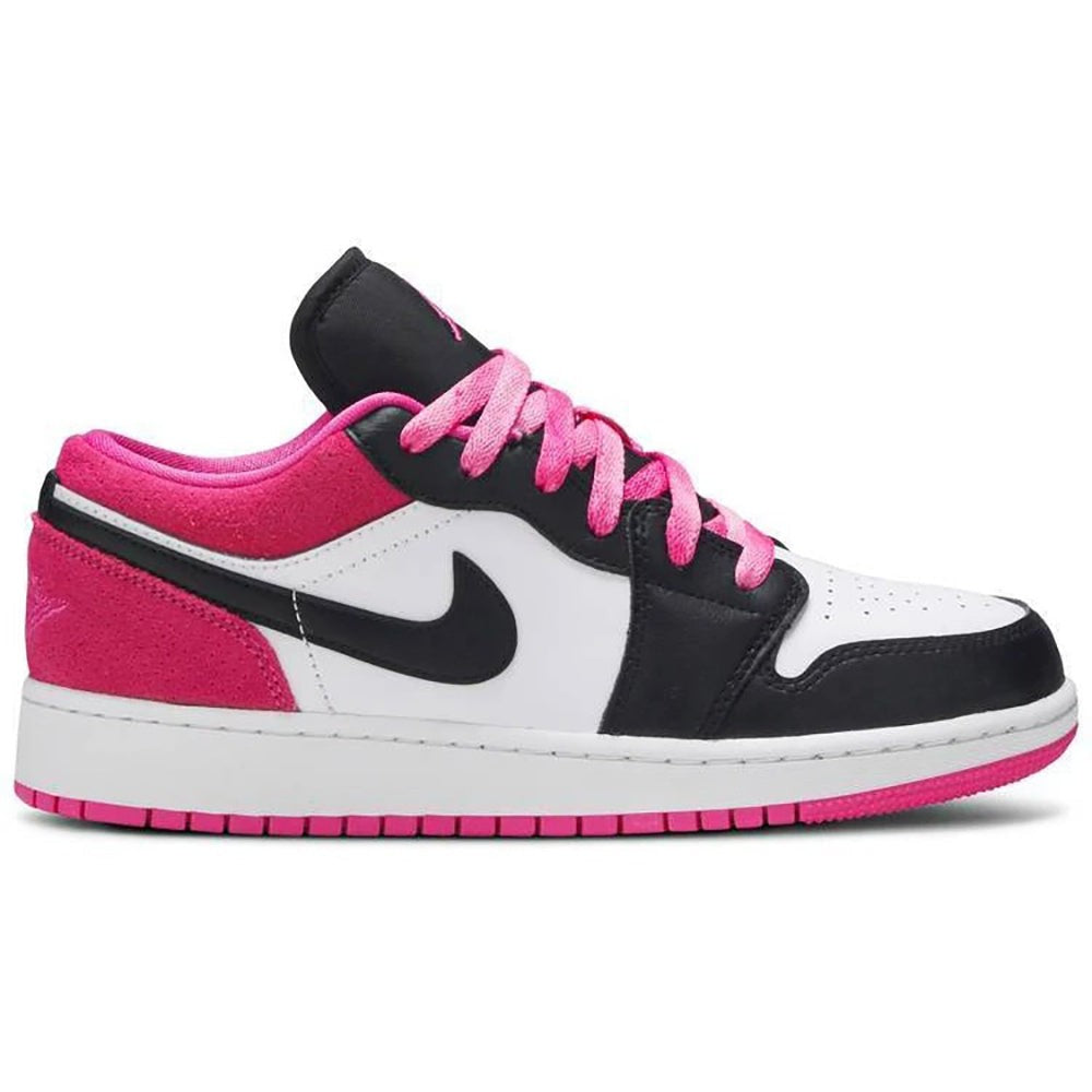 Air Jordan 1 Low SE GS 'Black Active Fuchsia' - DUBAI ALL STAR