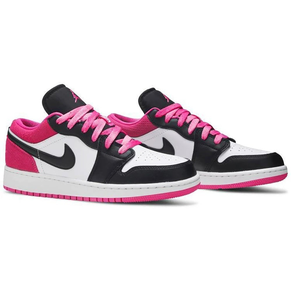 Air Jordan 1 Low SE GS 'Black Active Fuchsia' - DUBAI ALL STAR