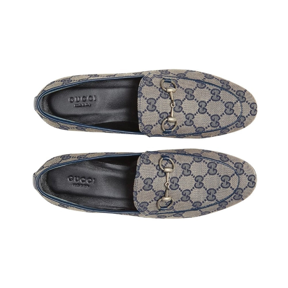 Women's Gucci Jordaan Loafer 'Beige Blue' - DUBAI ALL STAR