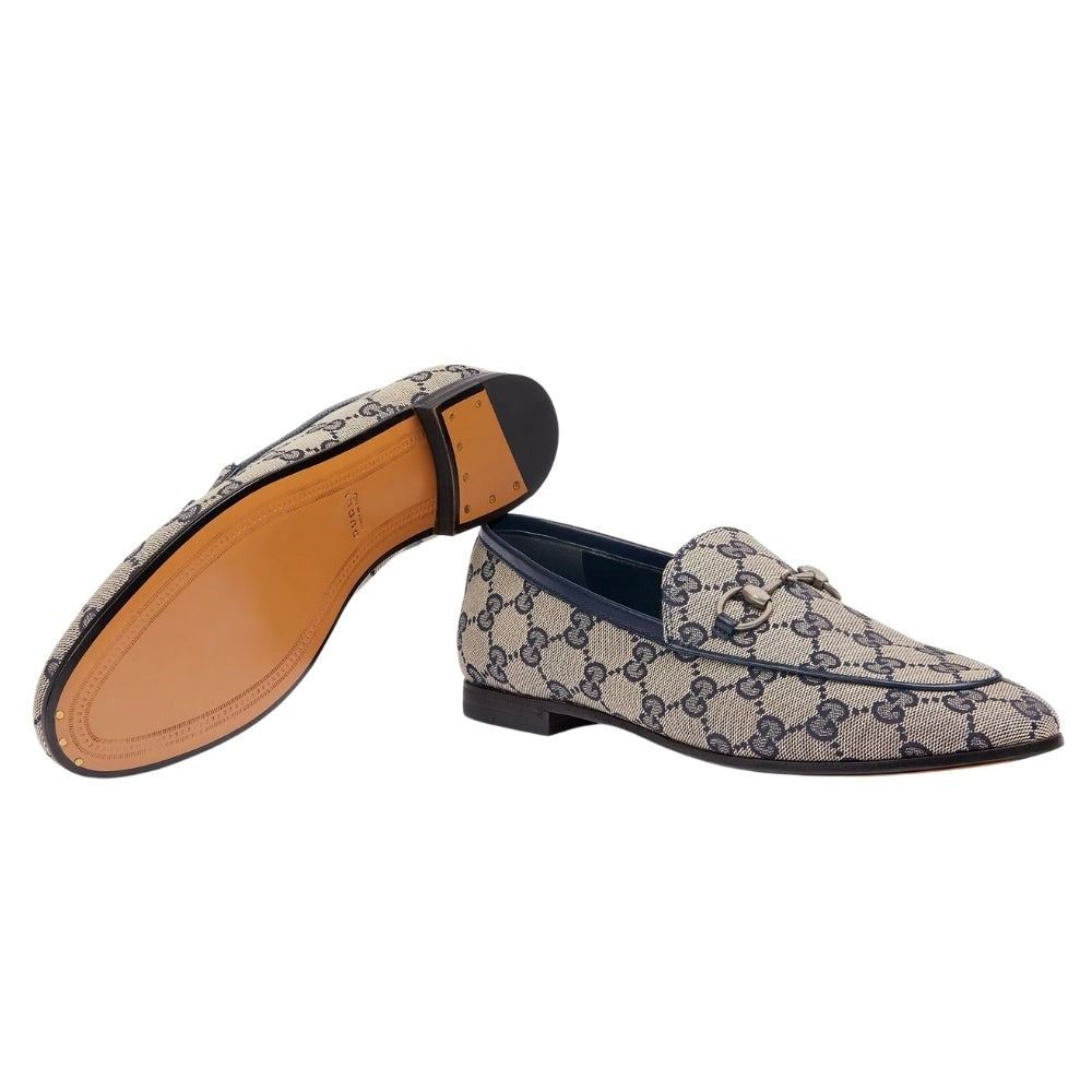 Women's Gucci Jordaan Loafer 'Beige Blue' - DUBAI ALL STAR