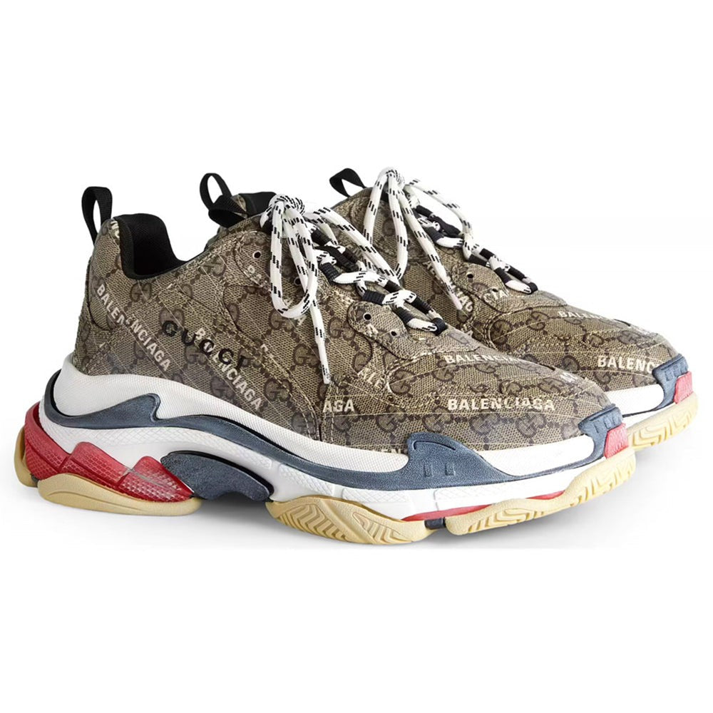 Gucci x Balenciaga The Hacker Project Triple S Beige - DUBAI ALL STAR