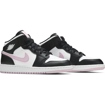 Air Jordan 1 Mid GS 'White Light Arctic Pink' - DUBAI ALL STAR