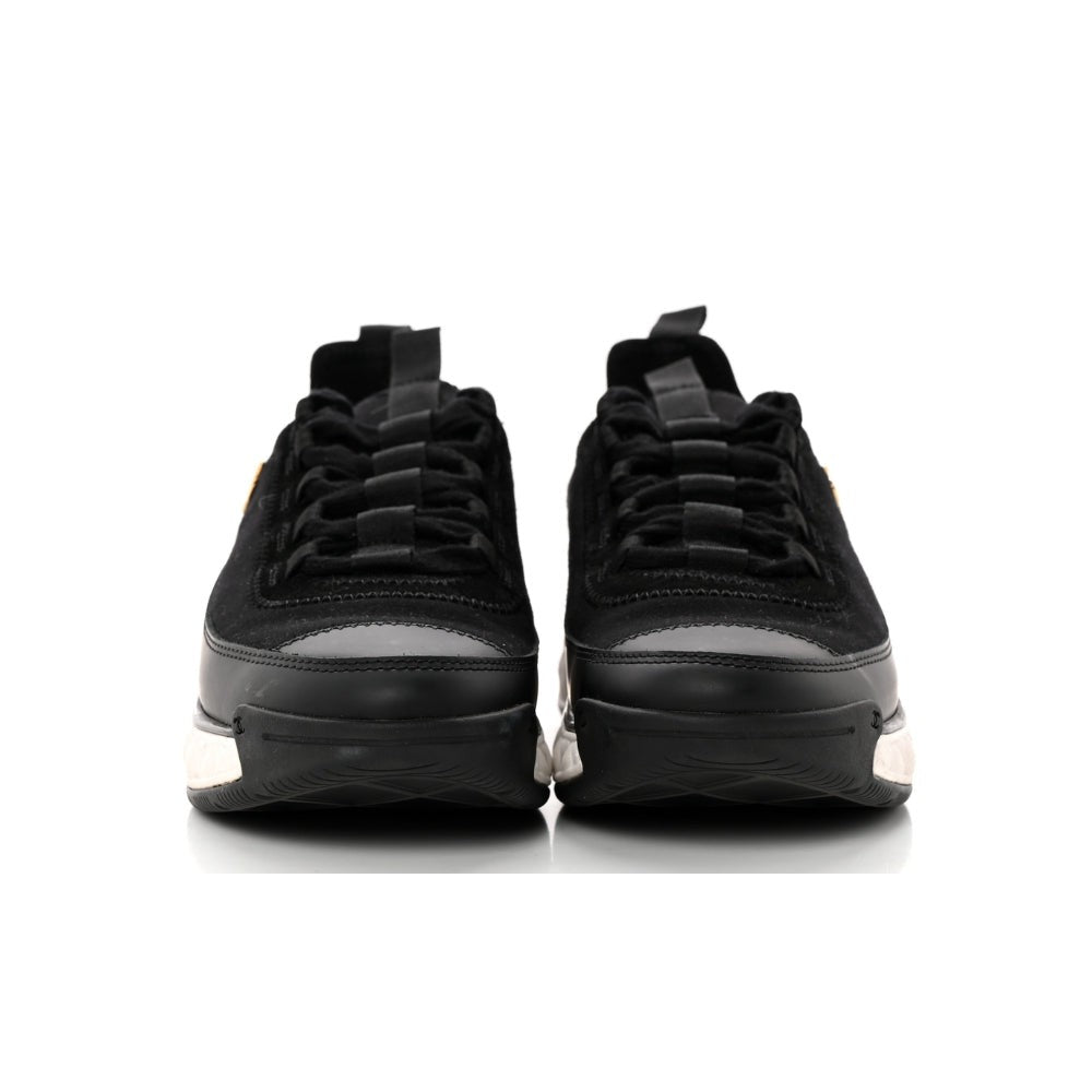 Chanel Velvet Calfskin & Mixed Fibers Sneaker 'Black' - DUBAI ALL STAR